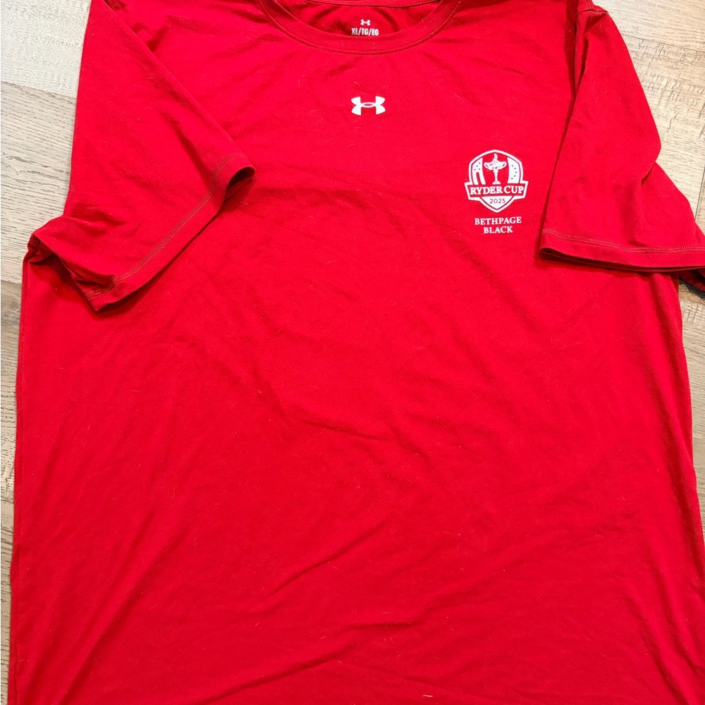 Under Armour Red Men's 2025 Ryder Cup Shirt